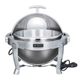 精工 TCS6703G 溫控可視鍍鉻球型宴會餐爐 自助餐爐
