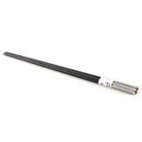 嘉達 3-HBSK35-052 L26.7cm黑色磨砂銀間金頭筷子