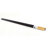 嘉達 5-HBK35-013 L26.7cm金頭黑色磨砂合金筷子
