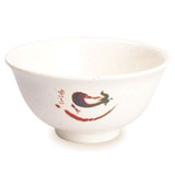 4.5寸反口碗（外貼花)
