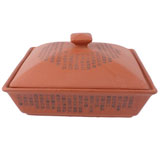 四號(hào)日式方煲（紫砂）