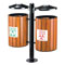 江南 GPX-120 環(huán)保分類垃圾桶（防腐樟子松木）