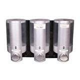 帝仕邦 76330 三口緞銀半透明皂液器（無鎖）