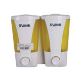 瑞沃 V-4704-2 手動皂液器（黃色磨砂+白色）
