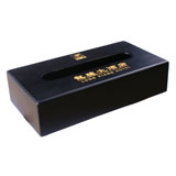 黎明 面巾盒(黑亞光)
